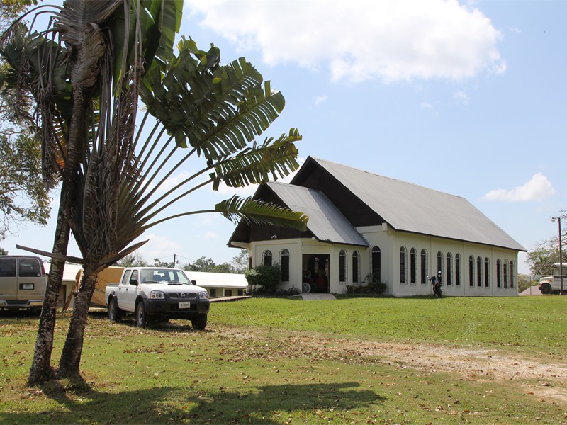 Second work site was a church located adjacent to the WGO Belize Campus